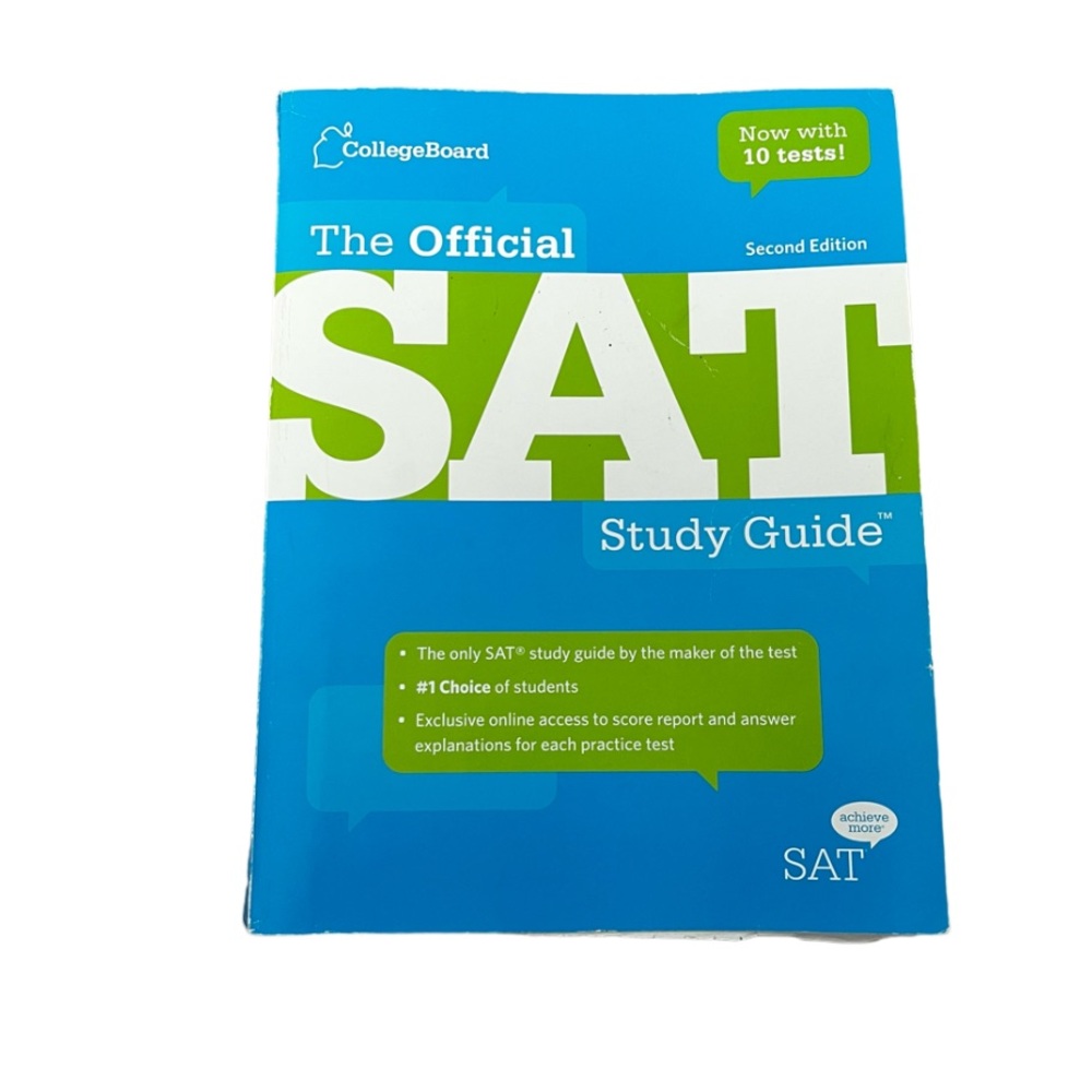 CollegeBoard The Official SAT Study Guide Workbook College Test Prep Book